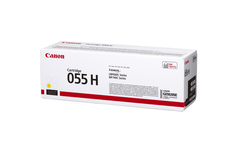 Toner Canon CRG-055 H - žlutý