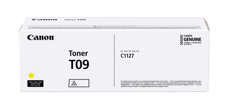 Toner Canon T09 - žlutá