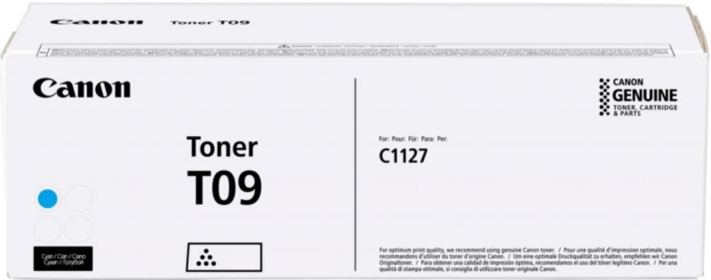 Toner Canon T09 - azurová