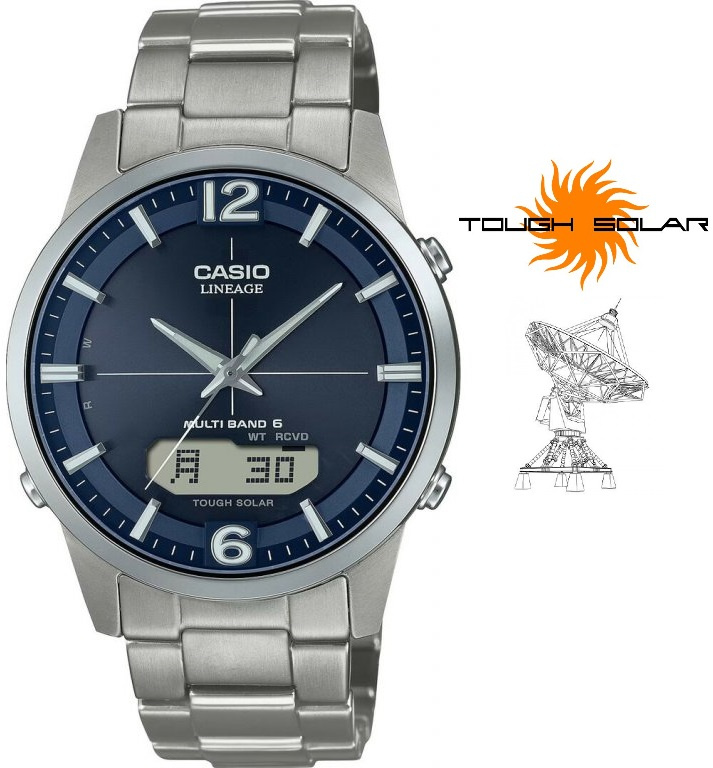 Casio LCW-M170TD-2AER Radio Controlled Solar Titanium 40mm 5ATM