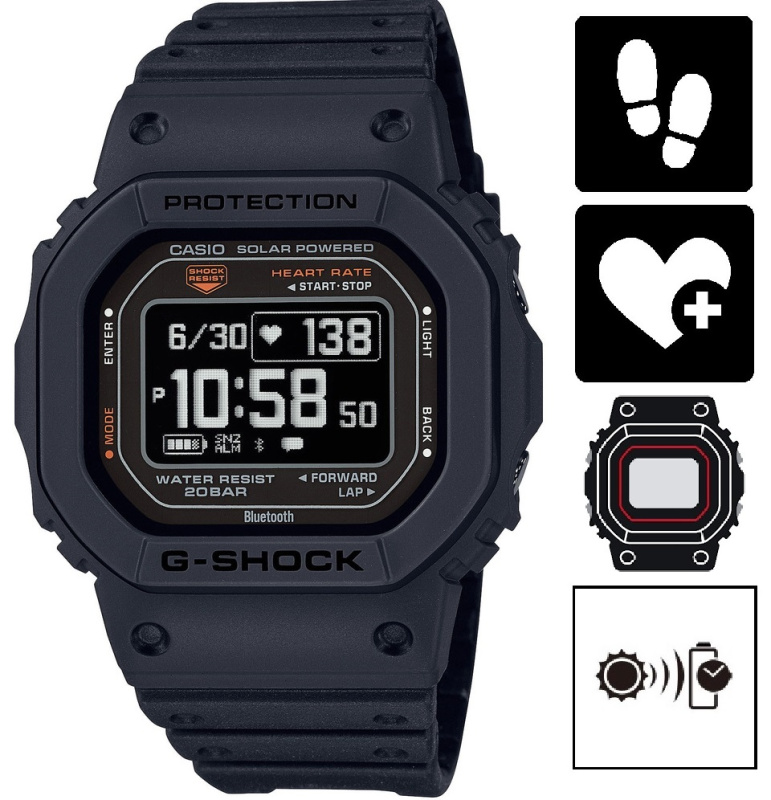Casio DW-H5600-1ER G-Shock G-Squad 44mm 20ATM