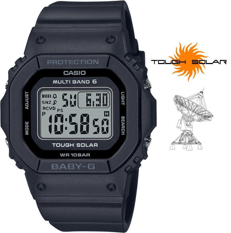 Casio BGD-5650-1ER Baby-G 5650-Serie Solar 38mm 10ATM