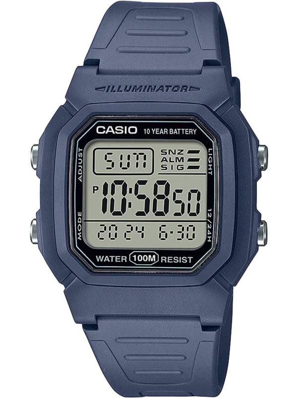 Casio W-800H-2AVES Timeless Collection 37mm 10ATM