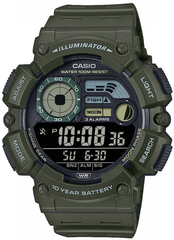 Casio WS-1500H-3BVEF Timeless Collection 50mm 10ATM
