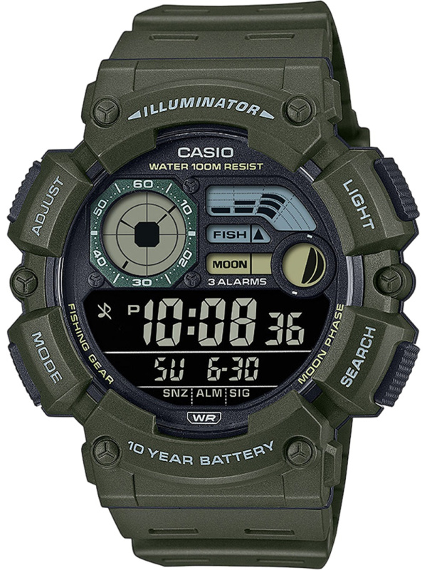 Casio WS-1500H-3BVEF Timeless Collection 50mm 10ATM