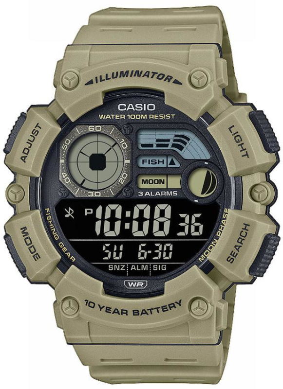 Casio WS-1500H-5BVEF Timeless Collection 50mm 10ATM