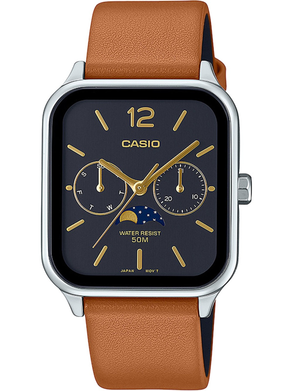 Casio MTP-M305L-1AVER Timeless Collection Moonphase 34mm 5ATM