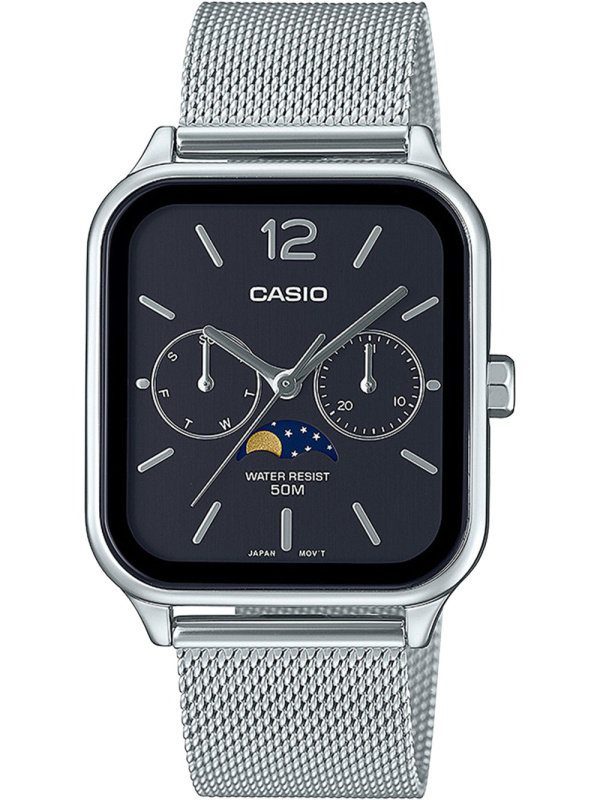 Casio MTP-M305M-1AVER Timeless Collection Moonphase 34mm 5ATM