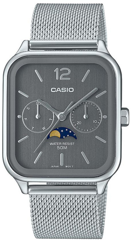 Casio MTP-M305M-8AVER Timeless Collection Moonphase 34mm 5ATM