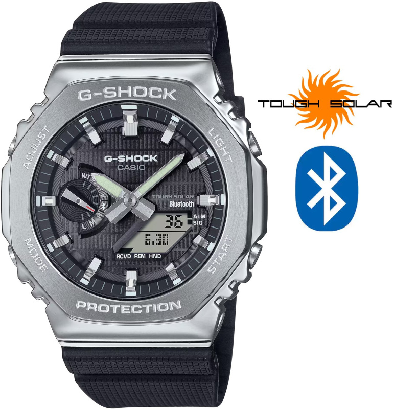 Casio GBM-2100-1AER G-Shock G-Steel Solar 44mm 20ATM
