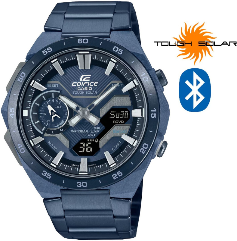 Casio ECB-2200CB-2AEF Edifice Sospensione Solar 48mm 10ATM