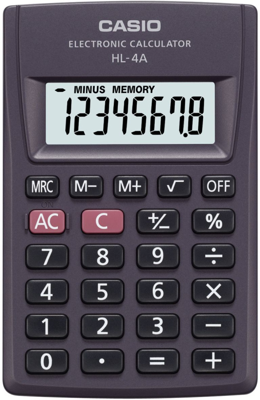 Kalkulačka Casio HL 4 A