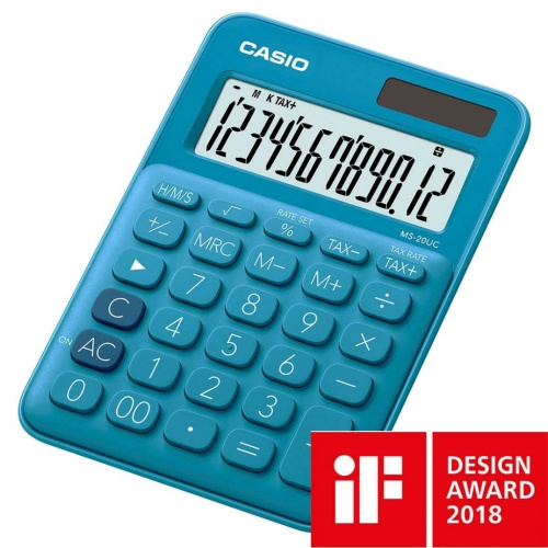 Kalkulačka Casio MS 20 UC BU - modrá
