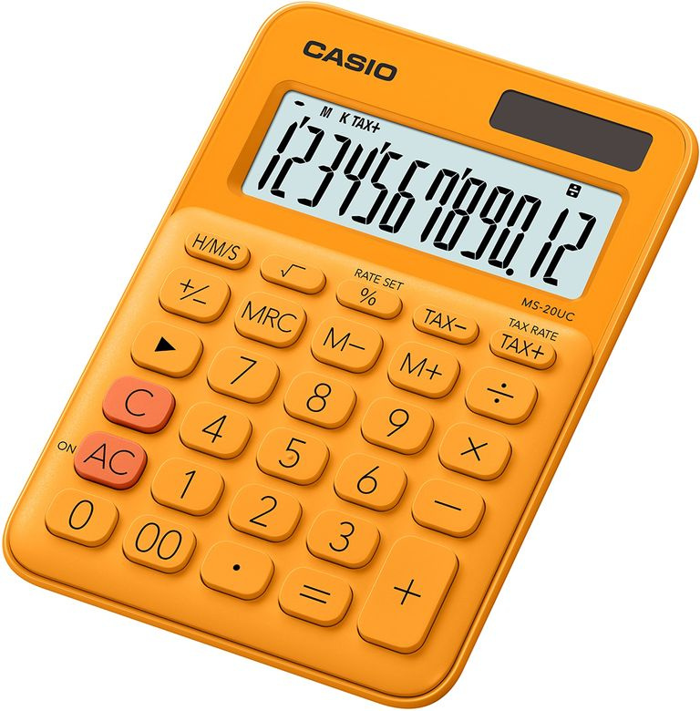 Kalkulačka Casio MS 20 UC RG - oranžová