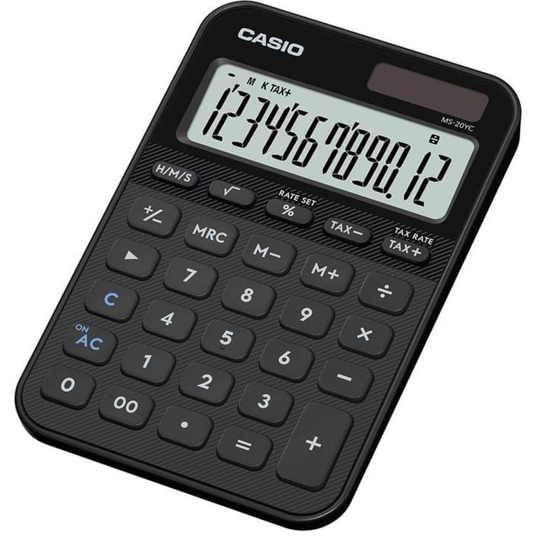 Kalkulačka Casio MS 20 YC BK - černá