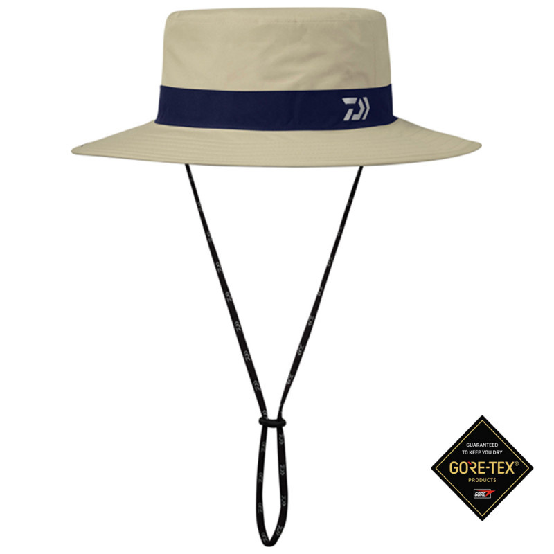 Daiwa klobouk gore-tex hat cream beige