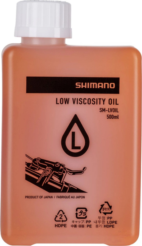 minerální olej hydraulický SHIMANO nízkoviskózní 500 ml SM-LVOIL