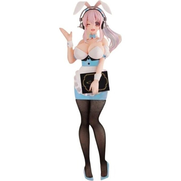 Furyu BiCute Bunnies Super Sonico - Waitress (Light Blue Color) 28 cm Vícebarevná