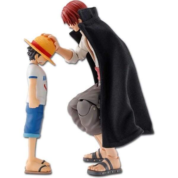 Akční figurka S.H.Figuarts One Piece - Shanks & Monkey D. Luffy Childhood (2 pack) 17 cm Vícebarevná
