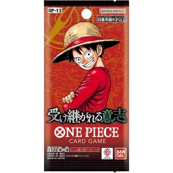 One Piece Card Game: OP-13 Carrying on His Will - Booster Pack (Japan)