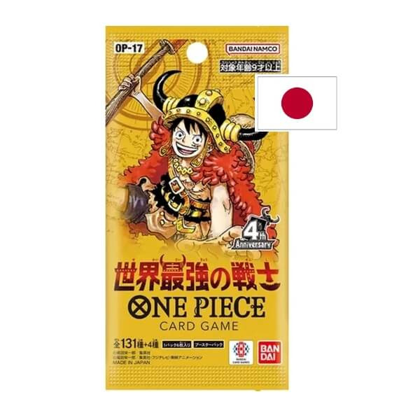 One Piece TCG: OP17 The World's Strongest Warriors Booster Pack (Japan)