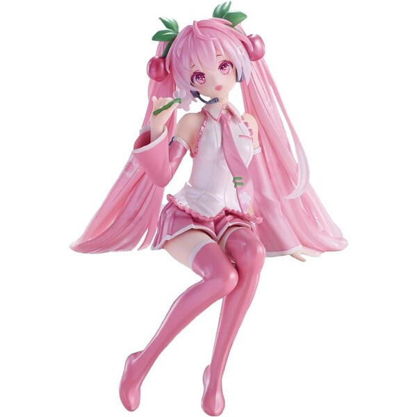 Hatsune Miku Noodle Stopper PVC Statue Sakura Miku 2024 Pearl Color Ver. 15 cm Vícebarevná