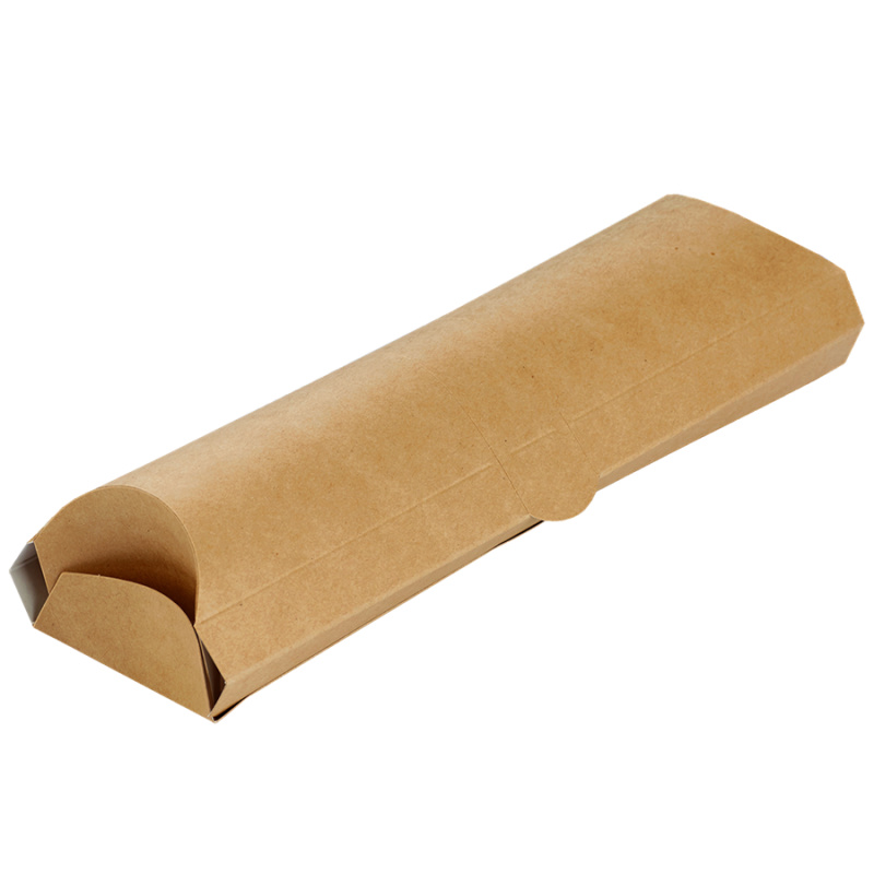 EcoPack Papírová kapsa EKO na wrap / tortillu 200x70x55 mm hnědá ideal pack® bal/50 ks Balení: 50