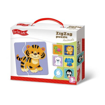 Kids Do ZigZag puzzle - Zvířata