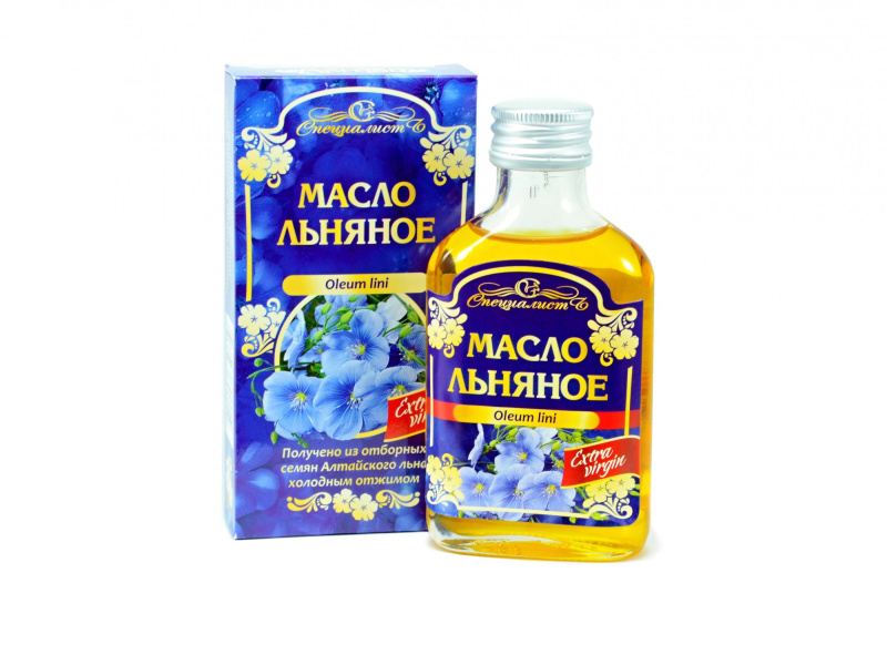 Specialist Lněný olej, za studena lisovaný za studena lisovaný, panenský, 100 ml