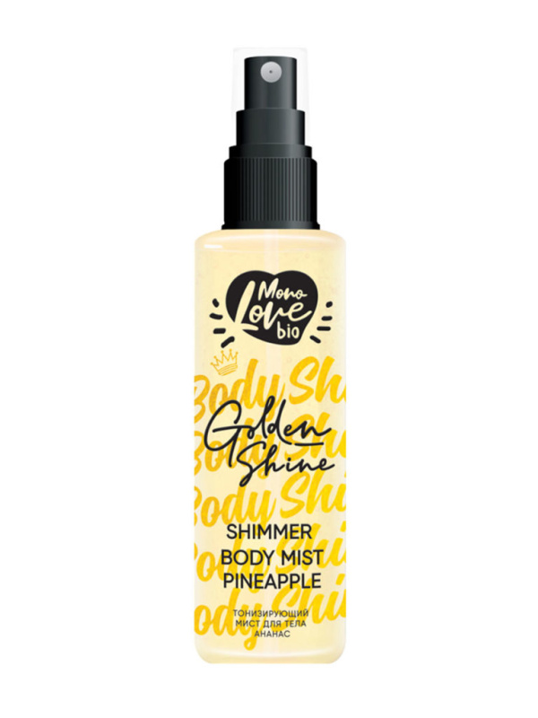 BISOU - Bio MonoLove - Třpytivá - Tělová mlha s ananasem, 120 ml