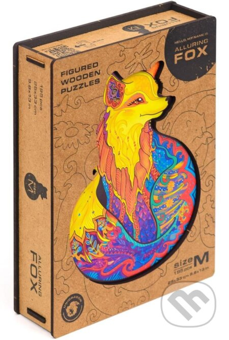 Dřevěné puzzle UNIDRAGON Liška