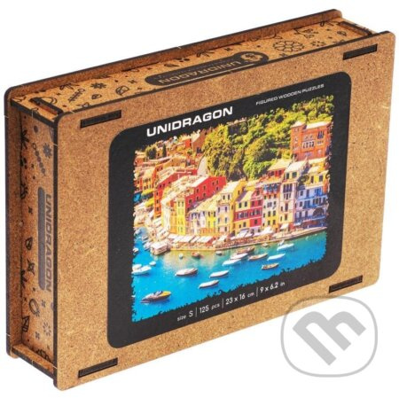 Talianská riviéra S (Unidragon drevené puzzle) - puzzle z kategorie Přírodní scenérie