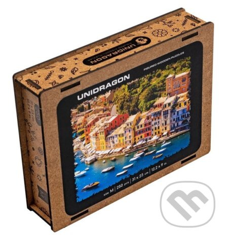 Talianská riviéra M (Unidragon drevené puzzle) - puzzle z kategorie Přírodní scenérie