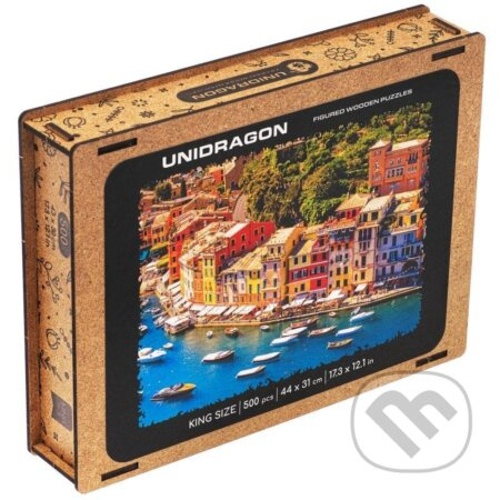 Talianská riviéra L (Unidragon drevené puzzle) - puzzle z kategorie Přírodní scenérie