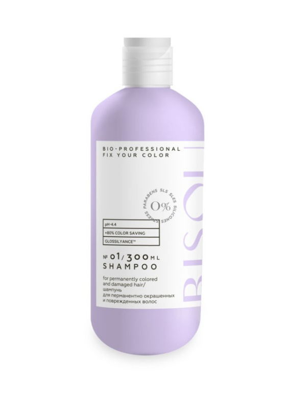 BISOU Professional - Šampon FIX YOUR COLOR barvené a poškozené vlasy, 300ml