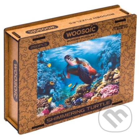 Korytnačka S (Unidragon drevené puzzle) - puzzle z kategorie Zvířata