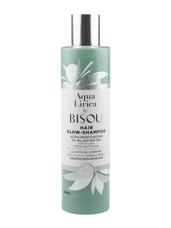 BISOU Ultra Hydratační Šampon - Aqua Lirica - suché a unavené vlasy, 250 ml