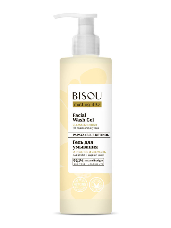 BISOU Svěží čisticí gel - kombinovaná a mastná pleť, 150 ml