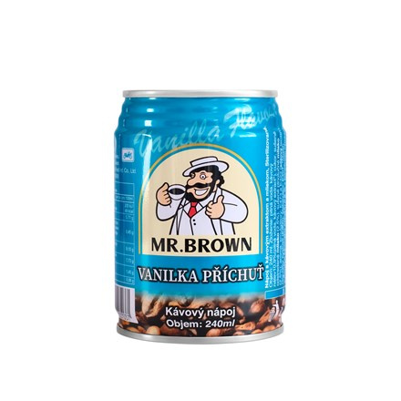 MR.BROWN Ledová káva Vanilla 6 x 240 ml