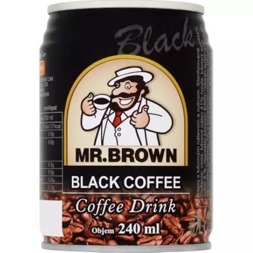 Mr.Brown Black - ledová káva - černá, 240 ml