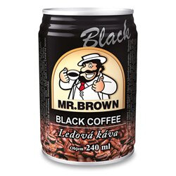 Mr.Brown Black - ledová káva - černá, 240 ml
