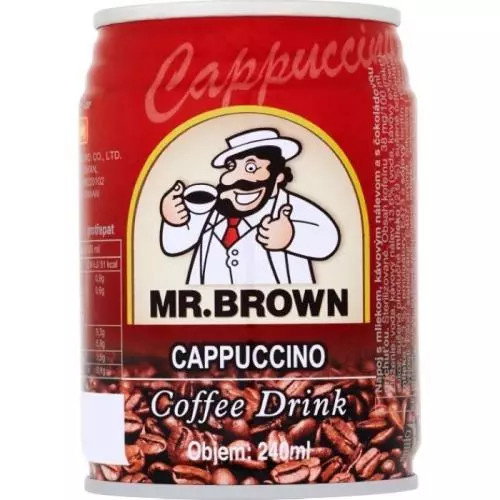 Mr.Brown Cappuccino - ledová káva - Cappuccino, 240 ml