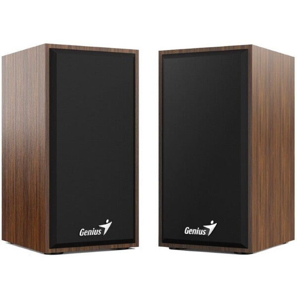 Genius SP-HF180 dřevěné reproduktory 2.0 hnědé