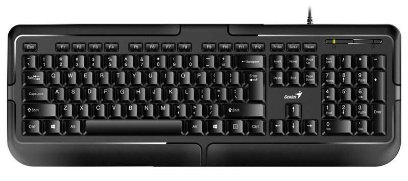 Klávesnice Genius KB-118 / CZ+SK layout 31300010415 / drátová / rozhraní PS/2 / černá Varianta: ivi1