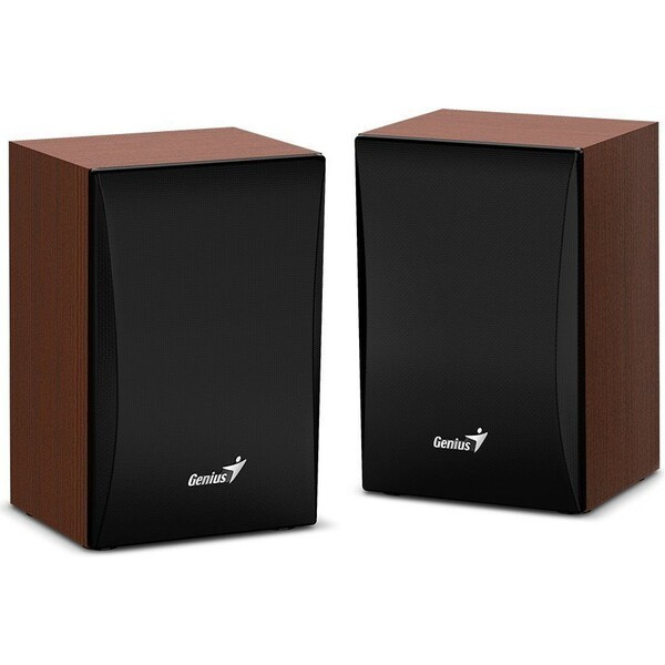 Genius SP-HF380BT bezdrátové reproduktory 2.0 černé/hnědé