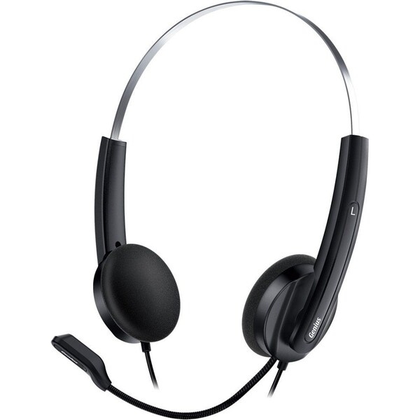 Genius HS-220U USB sluchátka s mikrofonem černá
