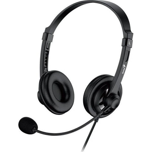 Genius HS-230U drátová náhlavní sluchátka černá
