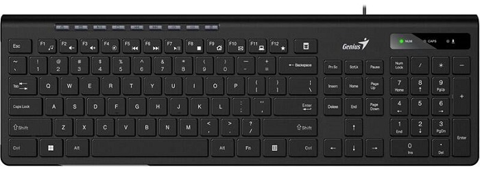 Genius Slimstar 230 II klávesnice černá CZ/SK