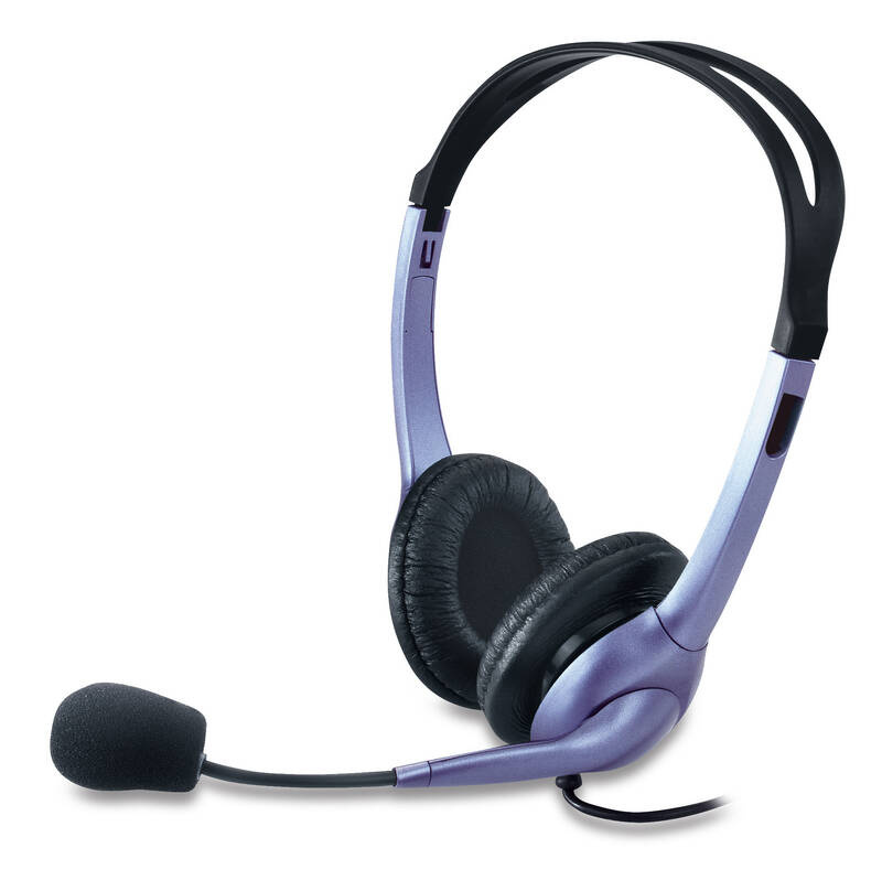 Genius HS-04S sluchátka s mikrofonem černá/stříbrná