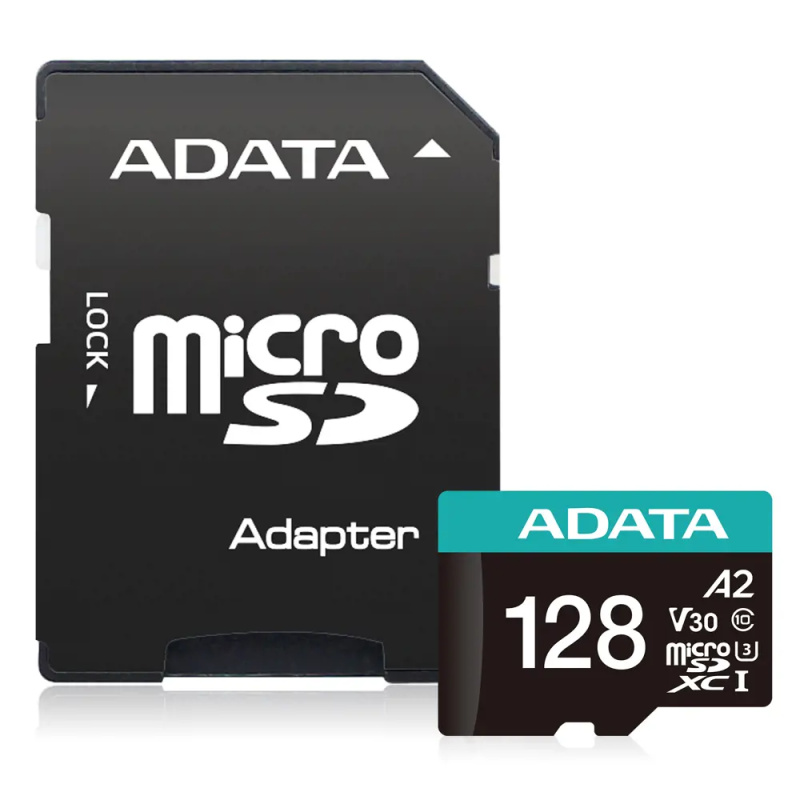 ADATA MicroSDXC 128GB AUSDX128GUI3V30SA2-RA1